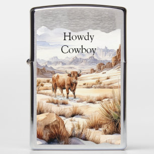Westerse Cowboy Highland Koe 