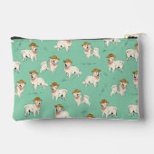Westerse Cowboy Hond Jachthond Groen Persoonlijk Etui (Achterkant)
