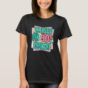 Westerse Cowgirl Opgegroeid Met 90s Country T-shirt