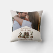 Westerse Eerste Kerstmis als Mevrouw en Mijnheer F Kussen (Achterkant)