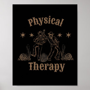 Westerse Fysiotherapeut Pt Behandeling Pta Rug T Poster