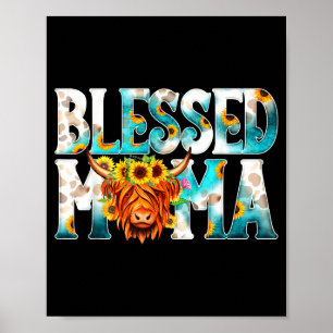 Westerse gezegende koe mama koe print moeder moede