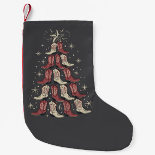 Westerse Kerst Cowboy Laars Boom Cowgirl Laarzen Kleine Kerstsok