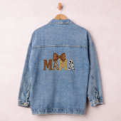 Westerse Koeienprint Mama Denim Jacket (Hangar)