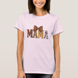 Westerse koeienprint mama T-shirt
