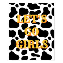 Westerse 'Let's Go Girls'-poster, Girl Power-muurk