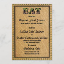 Westerse Ontvangstfeest Dinner Menu