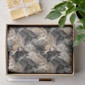 Westerse paarden tissuepapier (Geschenk)