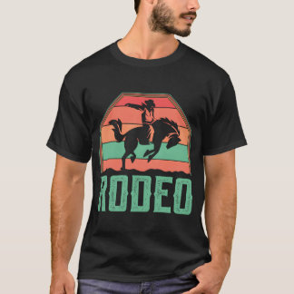 Westerse paardrijden rodeo ruiter cowboy vriend t-shirt