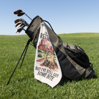Westerse pensioenhumor Rattlesnakebeet Golfhanddoek