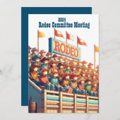 Westerse Rodeo Aangepast Kaart (Voorkant / Achterkant)