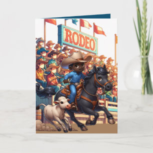 Westerse Rodeo Cowboy Kalf Touwen Aangepast Kaart