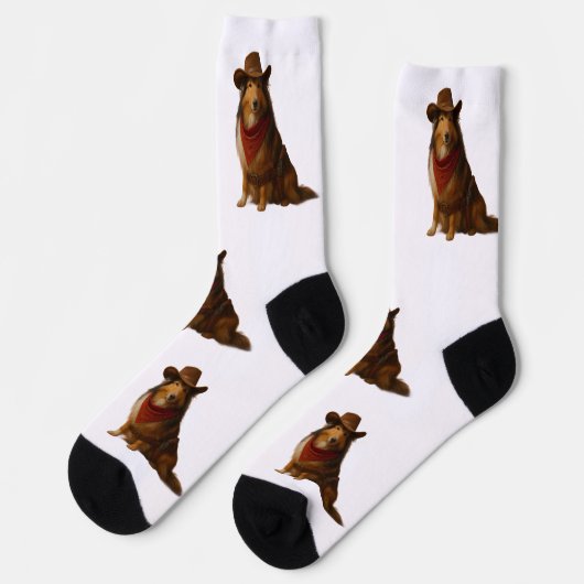 Westerse Sheltie Sokken (Links)