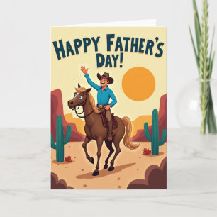 Westerse Vadersdag Scènekaart Kaart