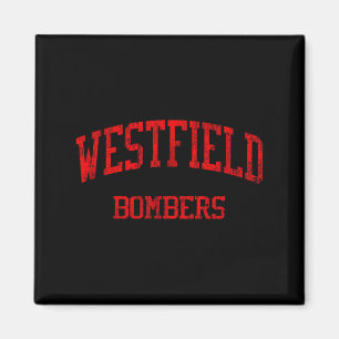 Westfield High School Hs Westfield Ma Vintage T-sh Magneet