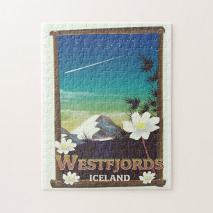 Westfjords IJsland reisposter Legpuzzel