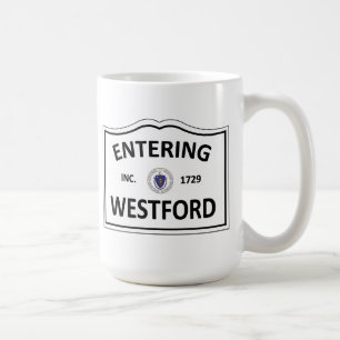 WESTFORD MASSACHUSETTS Hometown Mass MA Townie Koffiemok