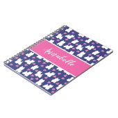 Westie amour coeur spirale carnet (Côté gauche)