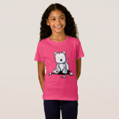 Westie avec t-shirt TP (Devant entier)