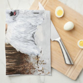 Westie bij Twilight Theedoek (Quarter Fold)