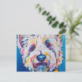 Westie Briefkaart (Staand voorkant)