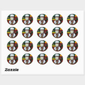 Westie Chef Ronde Sticker (Vel)