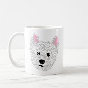 Westie Chien Maman Mug - West Highland Terrier