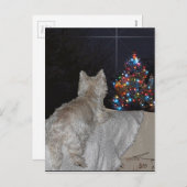 WESTIE CHRISTMAS AWE FEESTDAGENKAART (Voorkant / Achterkant)