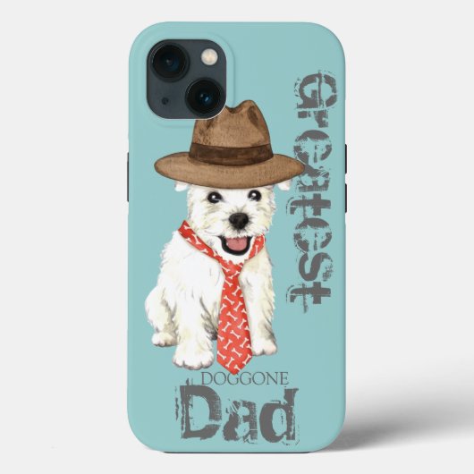 Westie Dad Case-Mate iPhone Case (Achterkant)