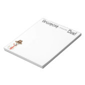 Westie Dad Notitieblok (Gedraaid)