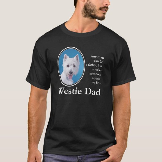 Westie Dad T-Shirt (Voorkant)