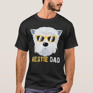 Westie Dads voor hondeneigenaren Vaderdag Mannen T-shirt