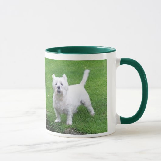 Westie  de tasse de sonnerie de 11 onces (Droite)