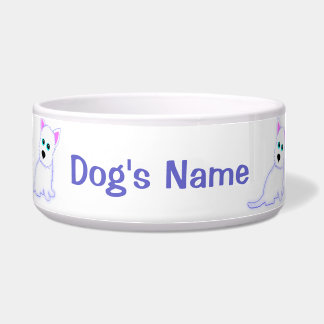 Westie Dog Bowl Voerbakje