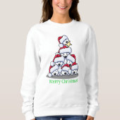 Westie Dog Christmas Tree T-Shirt (Voorkant)