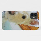 Westie Dog Face, naar jou kijken Case-Mate iPhone Case (Achterkant (horizontaal))