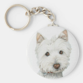 Westie Dog Sleutelhanger