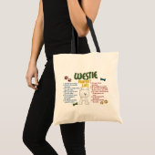 Westie-eigendomswetten 4 tote bag (Voorkant (product))