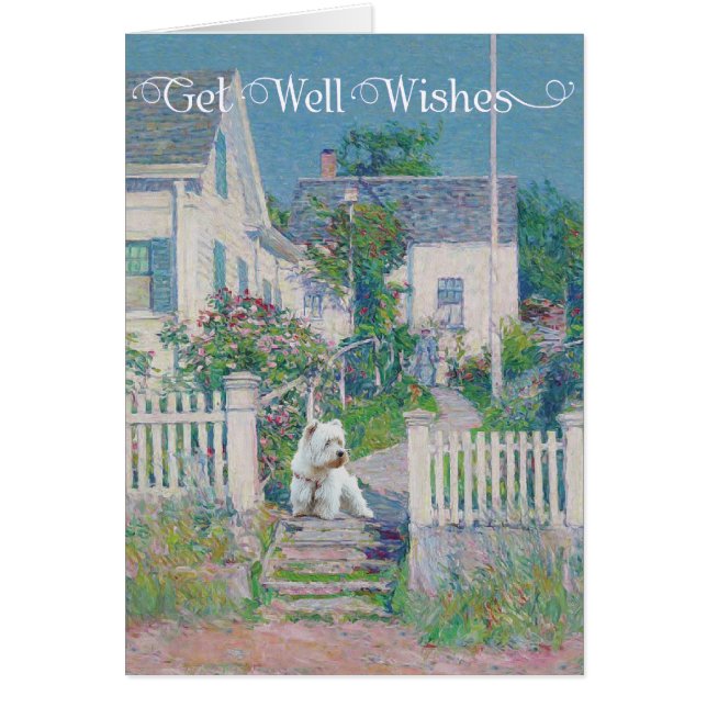 Westie en garde (Devant)