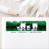 Westie Family Etiket (Insitu)