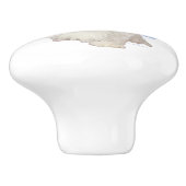 Westie Goodnight Keramische Knop (Zijkant)