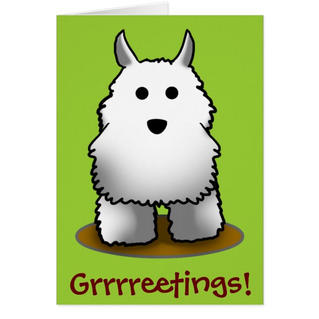 Westie Grrrreetings ! (Devant)