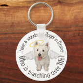 Westie Guardian Angels Sleutelhanger (Voorkant)