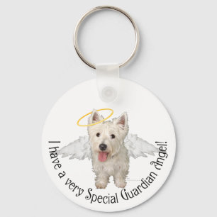 Westie Guardian Angels Sleutelhanger