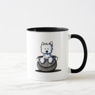 Westie Halloween Cauldron Cutie Mok