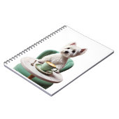 Westie heeft een latte Notitieboek (Linkerzijde)