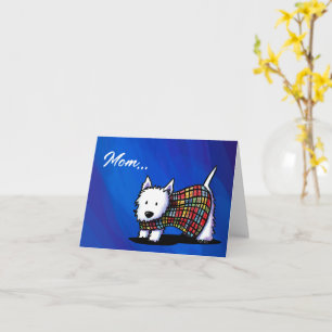 Westie-hond-moederdagkaart Kaart
