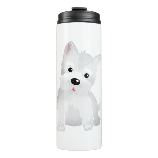 Westie hond thermosbeker (Voorkant)