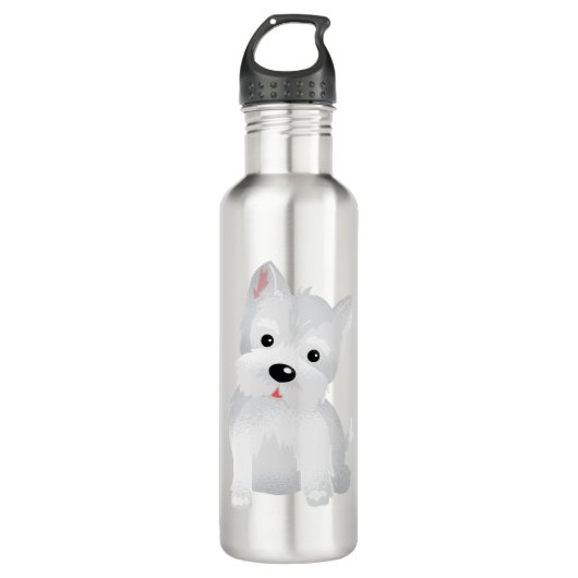 Westie hond waterfles (Voorkant)
