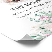 Westie Hondenhandtekening Drink Teken Poster (Hoek)